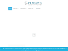 Tablet Screenshot of pan-klinik.org